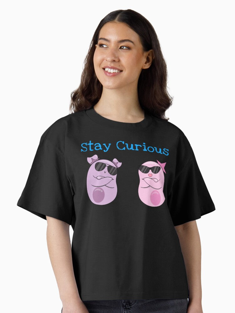 Stay Curious with the Amoeba Sisters Boxy T Shirt T Shirt Comfort Fit US Top Pick