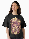 CHESHIRE CAT Boxy T Shirt T Shirt Trending US Fan Favorite