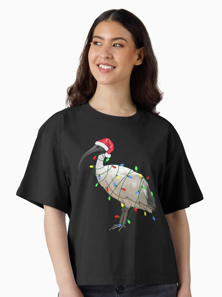 Extra Festive Bin Chicken Boxy T Shirt T Shirt Premium Print US Top Pick