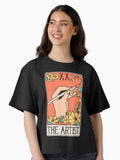 Artist Tarot Card Boxy T Shirt T Shirt Viral TikTok Find Gift Ready