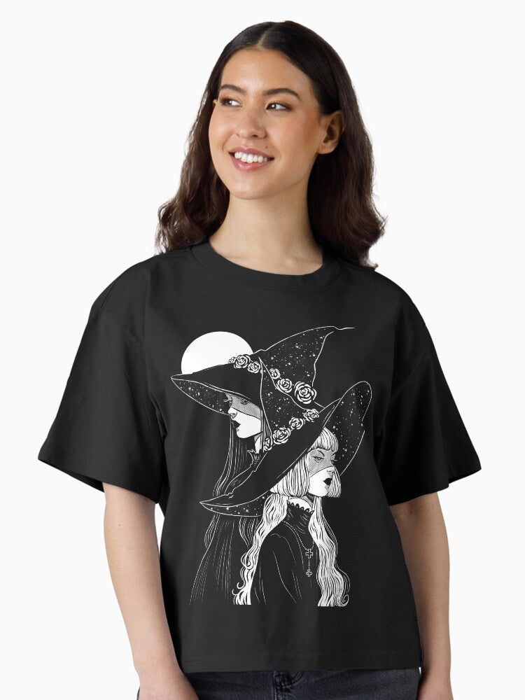 Moonlight Witches Boxy T Shirt T Shirt Comfort Fit Best Seller Look