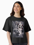 Christmas Santa Claus Cat Selfie Merry X-Mas Funny Cat Meme Boxy T-Shirt