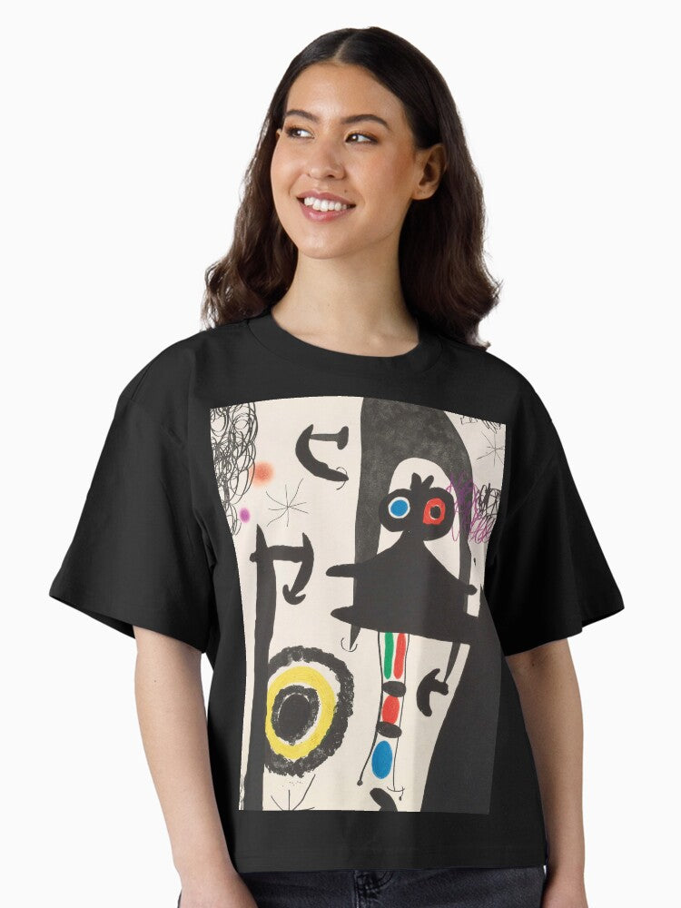 Joan Miro Escalade vers la Luna Boxy T Shirt T Shirt Premium Print Gift Ready