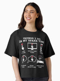 Things I Do in my Spare Time Kpop Merch K pop Merchandise Boxy T Shirt T Shirt Streetwear Style Gift Ready