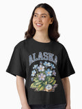 Alaska State Flower Comfort Colors Boxy T-Shirt