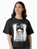 I m Going To Let God Fix It Women s Messy Bun Let God Fix It Gear Boxy T Shirt T Shirt High Search Demand Everyday Wear