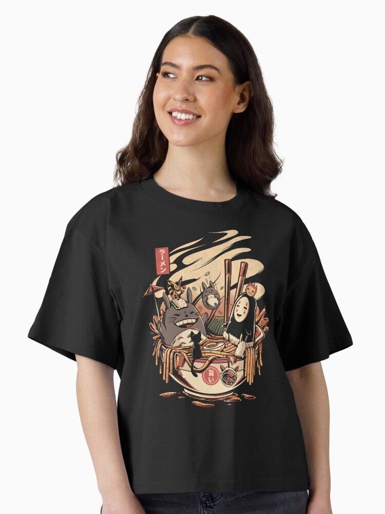 Funny Ramen Boxy T Shirt T Shirt Viral TikTok Find Everyday Wear