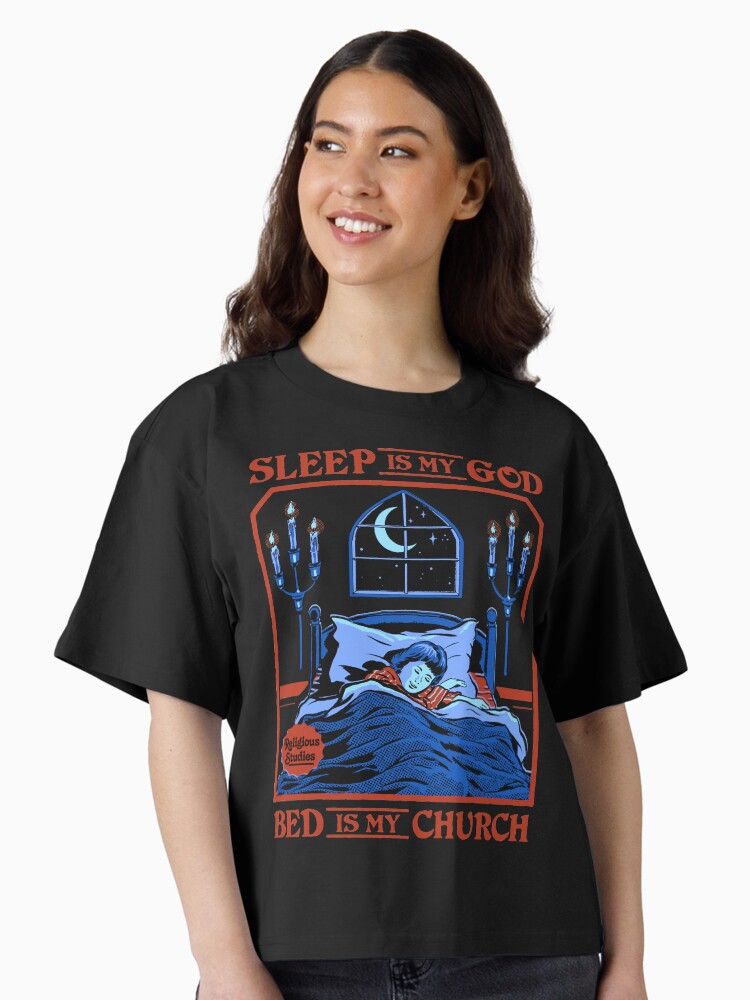 Sleep is my God Boxy T Shirt T Shirt Trending US Hot Right Now