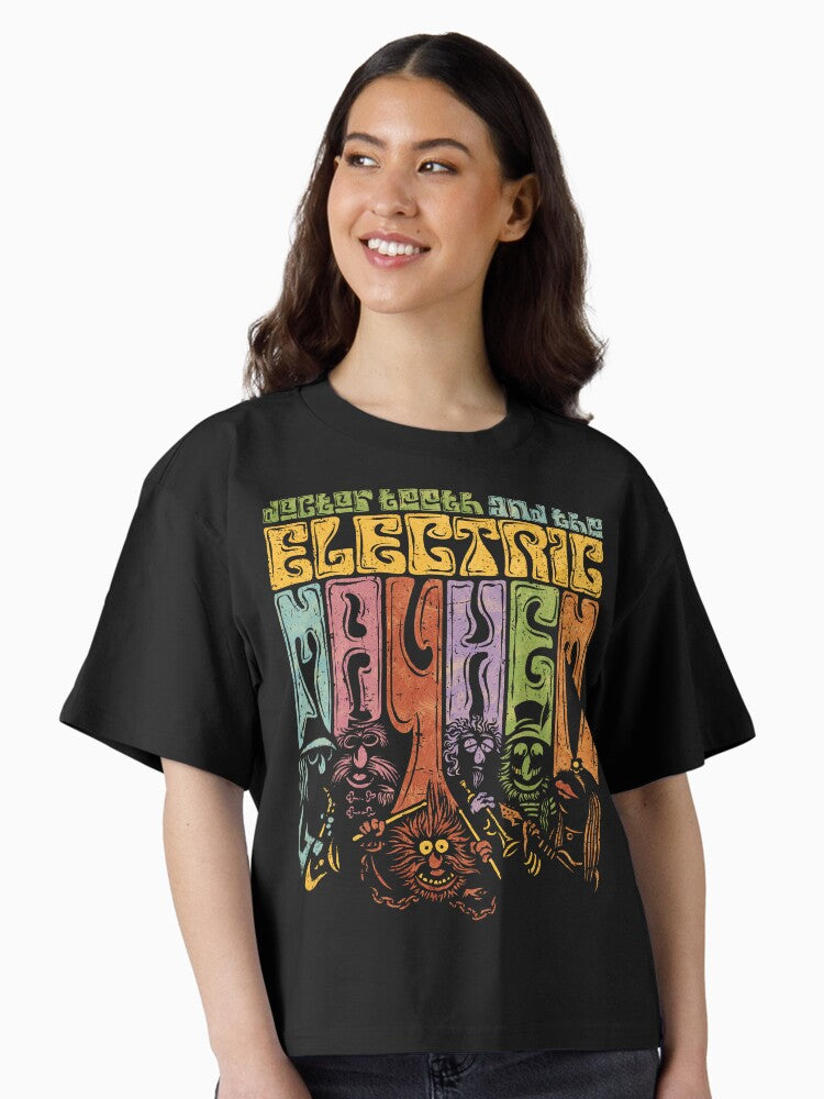 The Psychedelic Mayhem Boxy T Shirt T Shirt High Search Demand US Top Pick