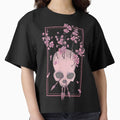 Skull and floral arrows Boxy T-Shirt for Sale by jess1586