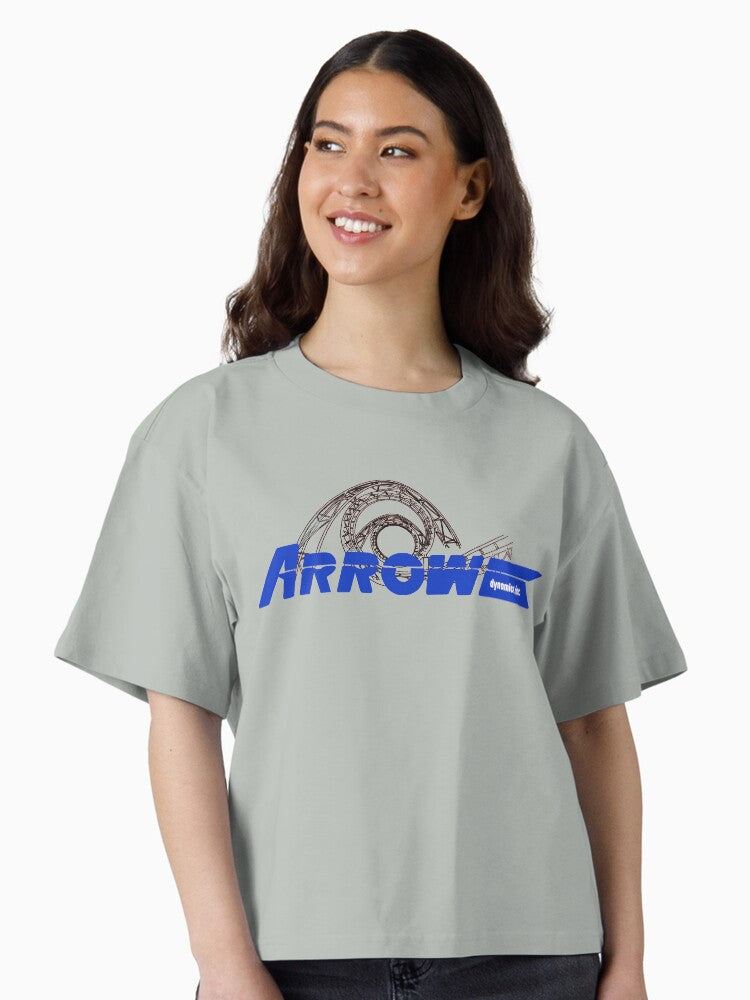 Arrow Dynamics Corkscrew Design Boxy T Shirt T Shirt High Search Demand US Top Pick