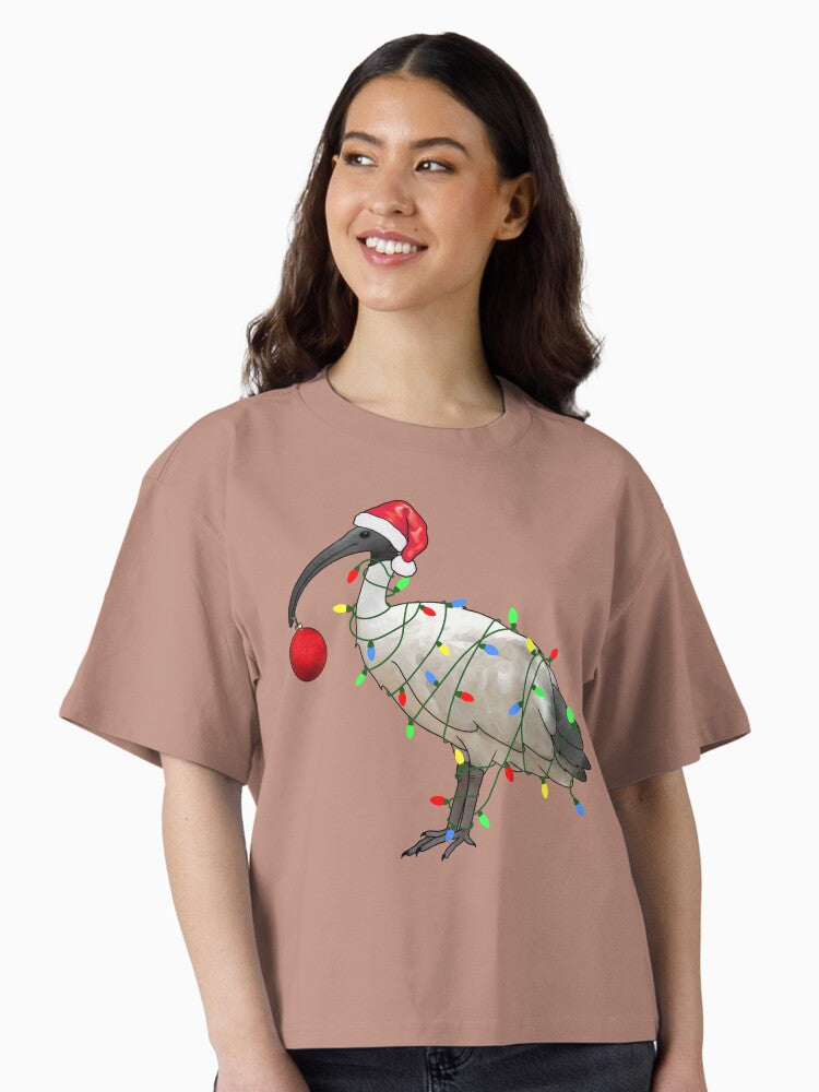 Ridiculously Festive Bin Chicken Boxy T Shirt T Shirt Premium Print Best Seller Look