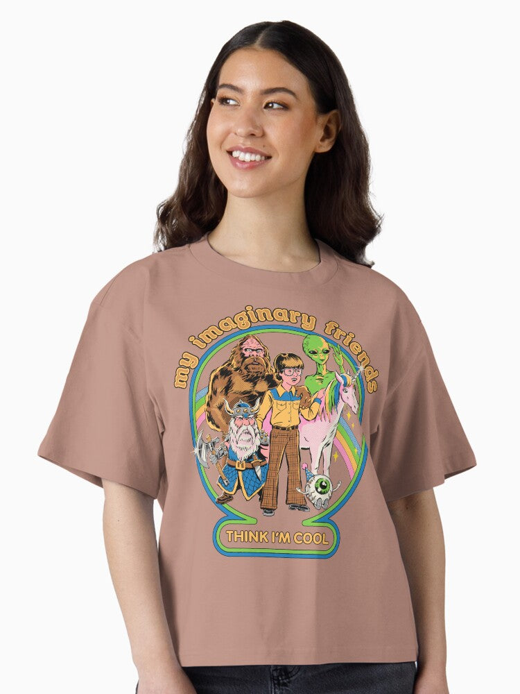 My Imaginary Friends Boxy T Shirt T Shirt Viral TikTok Find Best Seller Look