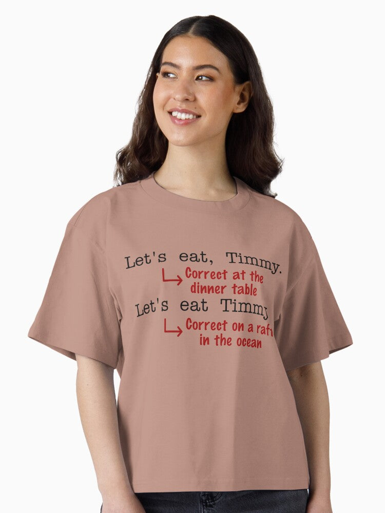 Funny Punctuation Grammar Humor Boxy T Shirt T Shirt High Search Demand Hot Right Now
