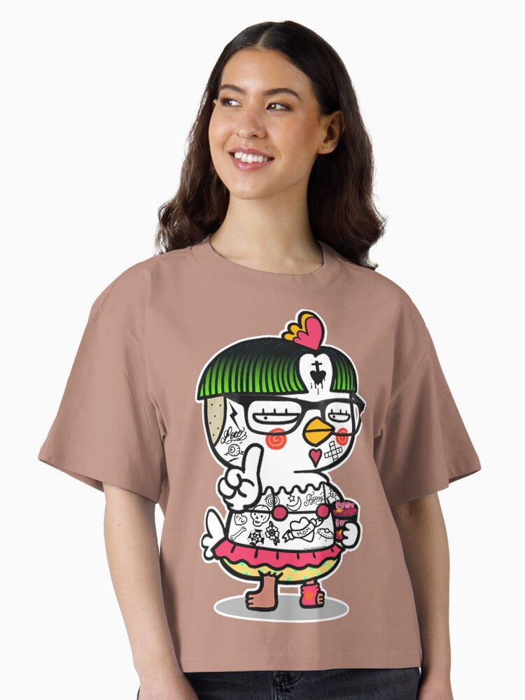 Hochi Remix Spicy Korean Noodles Boxy T Shirt T Shirt Streetwear Style Fan Favorite
