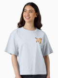 Cockapoo cute dog illustration Boxy T Shirt T Shirt Comfort Fit Hot Right Now