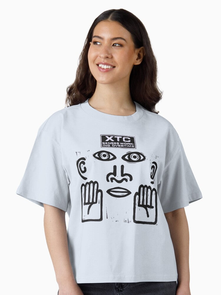 Senses Working Overtime Boxy T Shirt T Shirt Trending US Best Seller Look