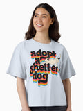 Adopt a shelter dog Boxy T Shirt T Shirt Comfort Fit Everyday Wear