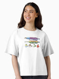 Fishing Wii Sports Fish Species Boxy T Shirt T Shirt Comfort Fit Best Seller Look
