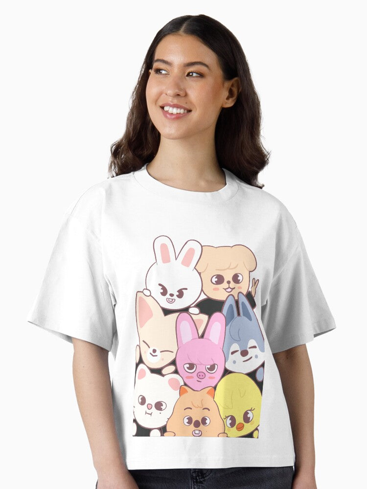 Stray kids skzoo Boxy T Shirt T Shirt Premium Print Best Seller Look