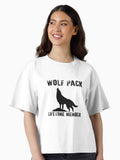 Lifetime Wolf Pack Member Boxy T Shirt T Shirt Premium Print Hot Right Now