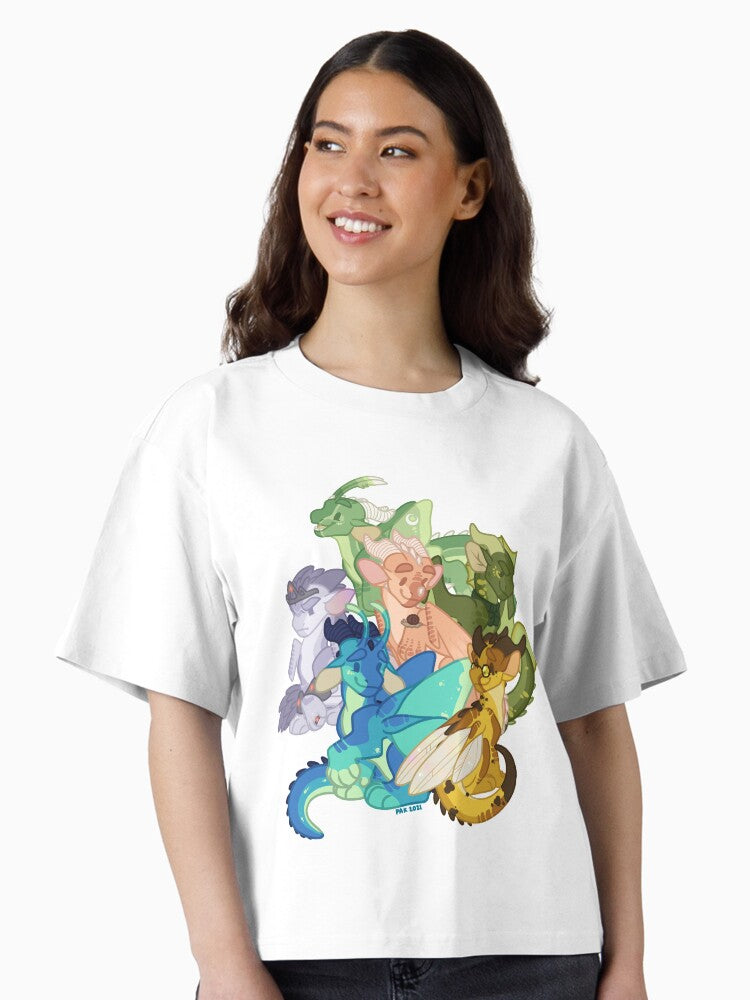 The Lost Continent WOF Wings of Fire Boxy T Shirt T Shirt Comfort Fit Fan Favorite