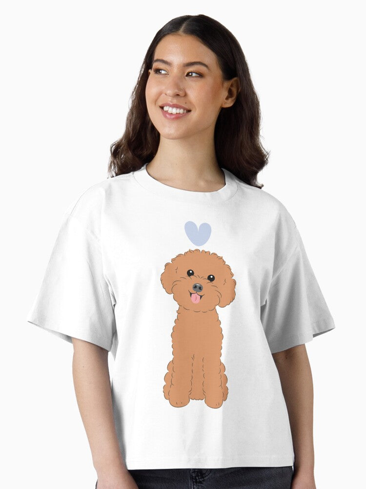 LOVE Red Toy Poodle Boxy T Shirt T Shirt Trending US Hot Right Now