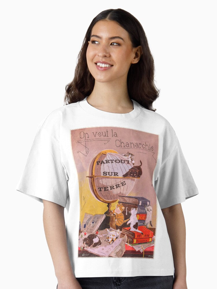 Chanarchy all over Earth Boxy T Shirt T Shirt Trending US Best Seller Look