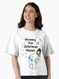 Blowing You Christmas Kisses Boxy T Shirt T Shirt Streetwear Style Best Seller Look