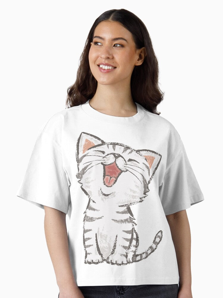 American Shorthair happy Boxy T Shirt T Shirt High Search Demand Gift Ready