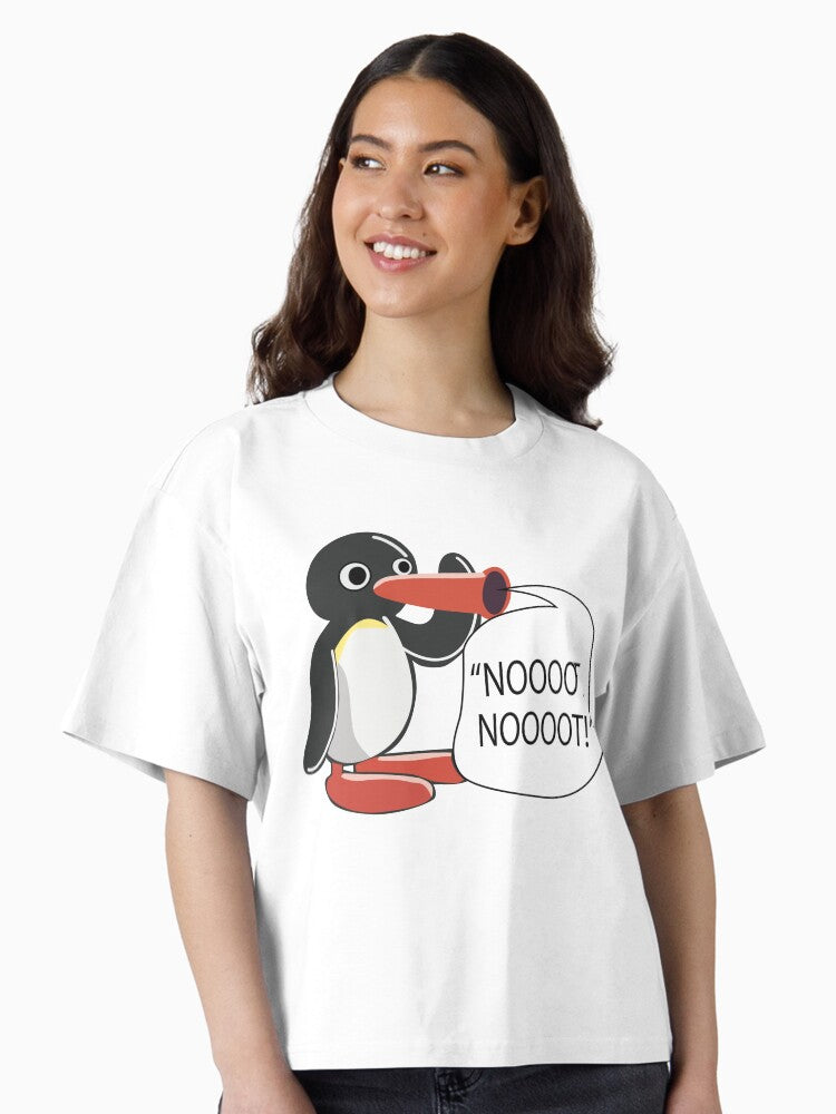 Penguin Noot Noot Boxy T Shirt T Shirt Streetwear Style US Top Pick