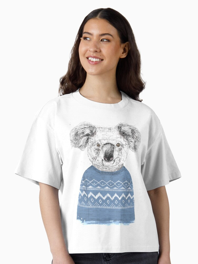 Winter koala Boxy T Shirt T Shirt Trending US Hot Right Now