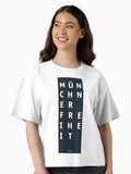 Munchner Freiheit MUNCHEN Boxy T Shirt T Shirt Comfort Fit Fan Favorite