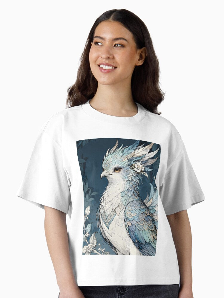 HuaLing Bird Floral Spirit Bird 31 Boxy T Shirt T Shirt Viral TikTok Find Best Seller Look