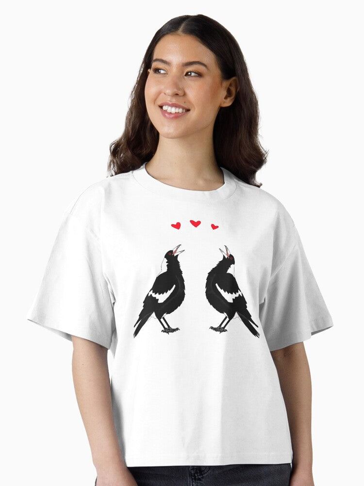 Magpie Love Boxy T Shirt T Shirt Trending US Fan Favorite