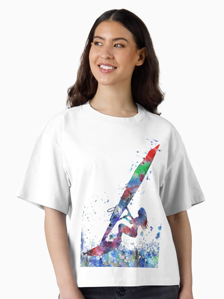 Windsurfer Boxy T Shirt T Shirt Comfort Fit Hot Right Now