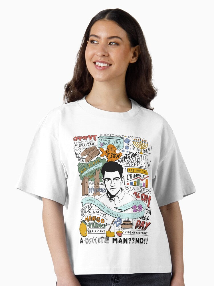 Schmidt Best Quotes Colorized Boxy T Shirt T Shirt Streetwear Style Everyday Wear