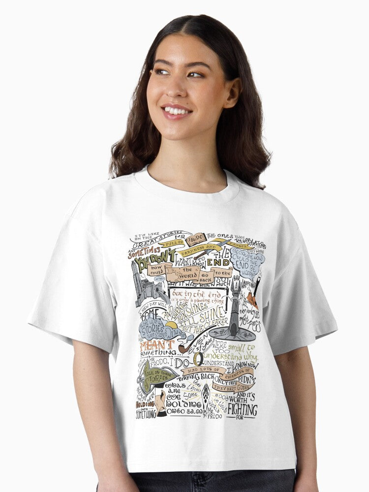 Sam s Speech Colorized Boxy T Shirt T Shirt Comfort Fit Everyday Wear