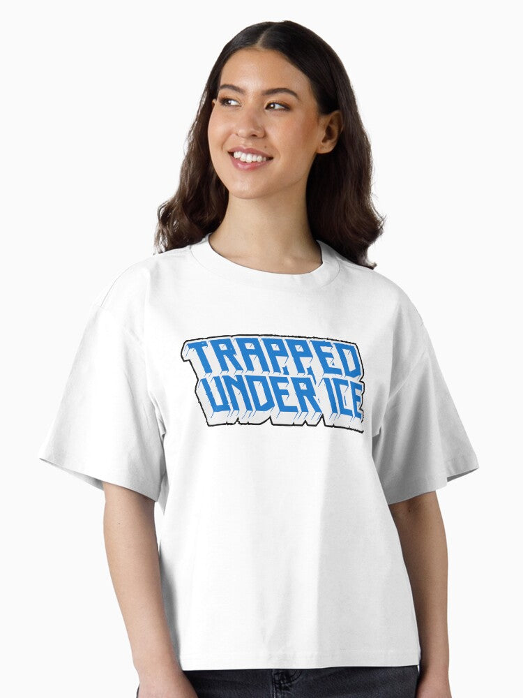 Trapped Under Ice - Stacked Boxy T-shirt | Trendy Graphic Tee | Casual Unisex T-shirt