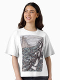 Unicorns in Sea Boxy T Shirt T Shirt Premium Print Fan Favorite