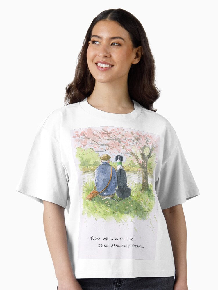 Today we will be doing absolutely nothing Boxy T Shirt T Shirt Streetwear Style Gift Ready