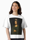 Christmas Tree Portrait Festive Classic Art Remix Boxy T Shirt T Shirt Trending US US Top Pick