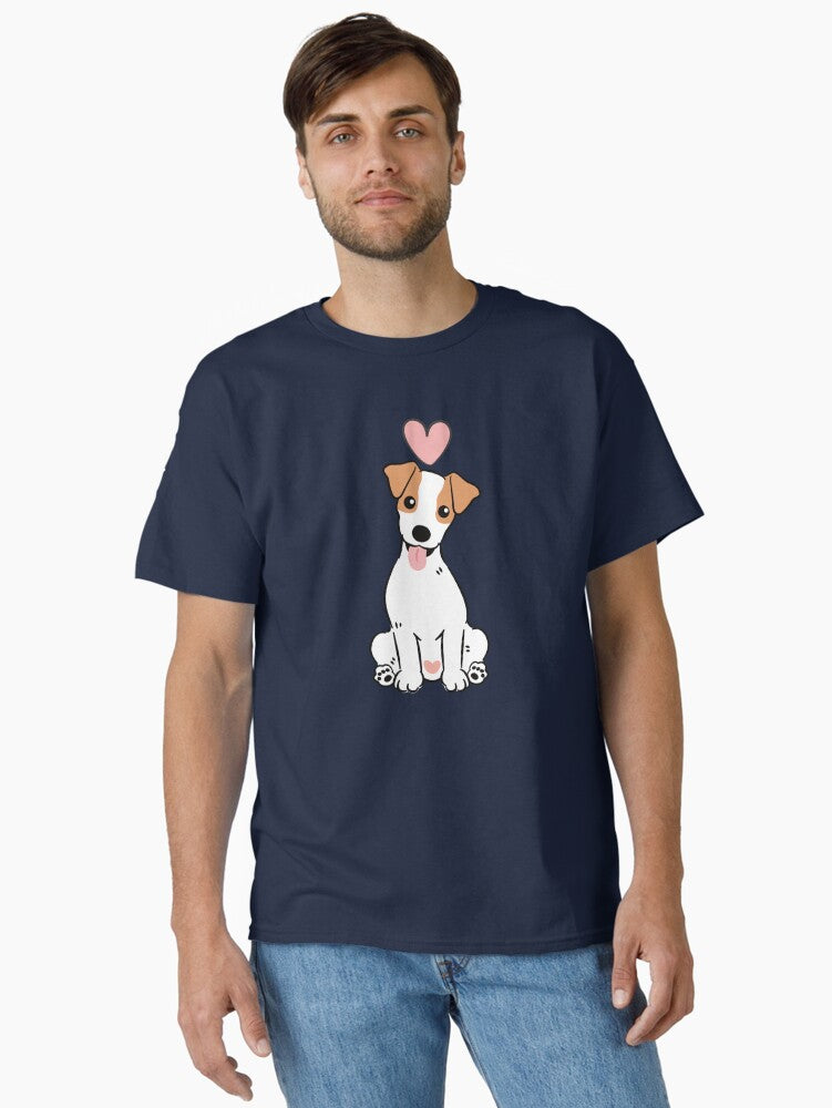 Love Smooth Coat Red Jack Russell Terrier 1 Classic T Shirt T Shirt Aesthetic Fit Top Rated