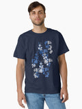 Sakura blossom in deep blue Classic T Shirt T Shirt Aesthetic Fit Top Rated Design