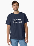 Minimalist Trump Tariffs Math Equation – Funny Economics & Math Teacher Gift Classic T-Shirt