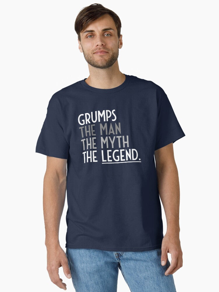 Grumps The Man The Myth The Legend Classic T Shirt T Shirt | Comfort Fit | High CTR Pick