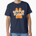 Rescue Squad Orange Paw Print Animal Rescue Team (T) Classic T-Shirt for Sale by PyramidPrintWrx