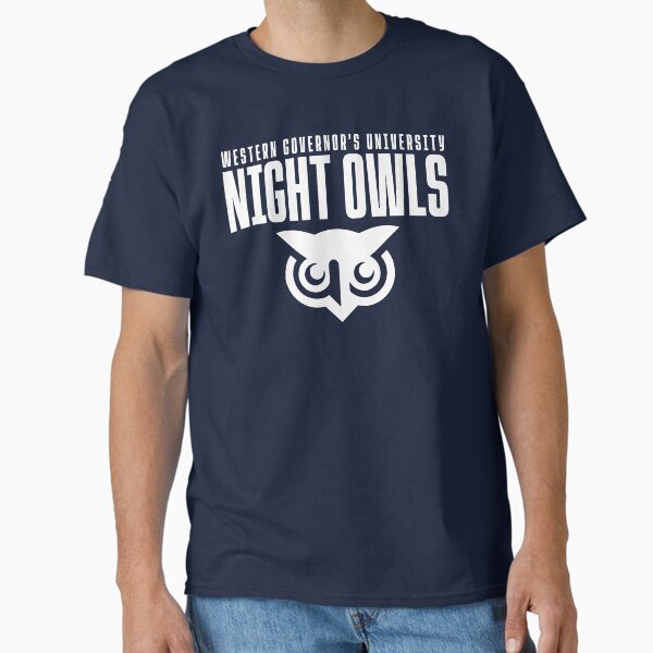 WGU - Western Governors University Night Owls - White Classic T-Shirt for Sale by 6ncedesigned