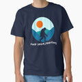 Find Your Footing: Bigfoot Silhouette in the Mountains Classic T-Shirt for Sale by CoastalCaptures