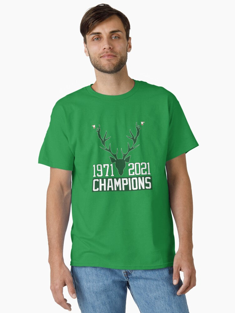 Milwaukee basketball Champions 1971 2021 Classic T Shirt T Shirt Trending US Gift Ready